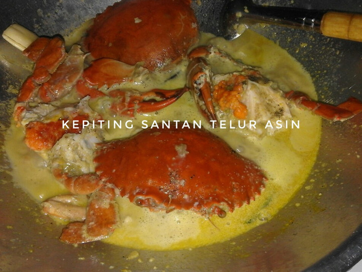 Ternyata begini loh! Bagaimana cara memasak Kepiting santan telur asin  sempurna