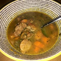 A picture of Beef/Lamb Soup - Spanish Style.