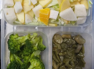 Una foto de Desayuno completo saludable