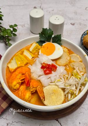 Foto resep Malaysian Curry Laksa (bumbu instan)