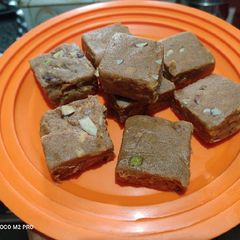 A picture of Whole wheat flour burfi.