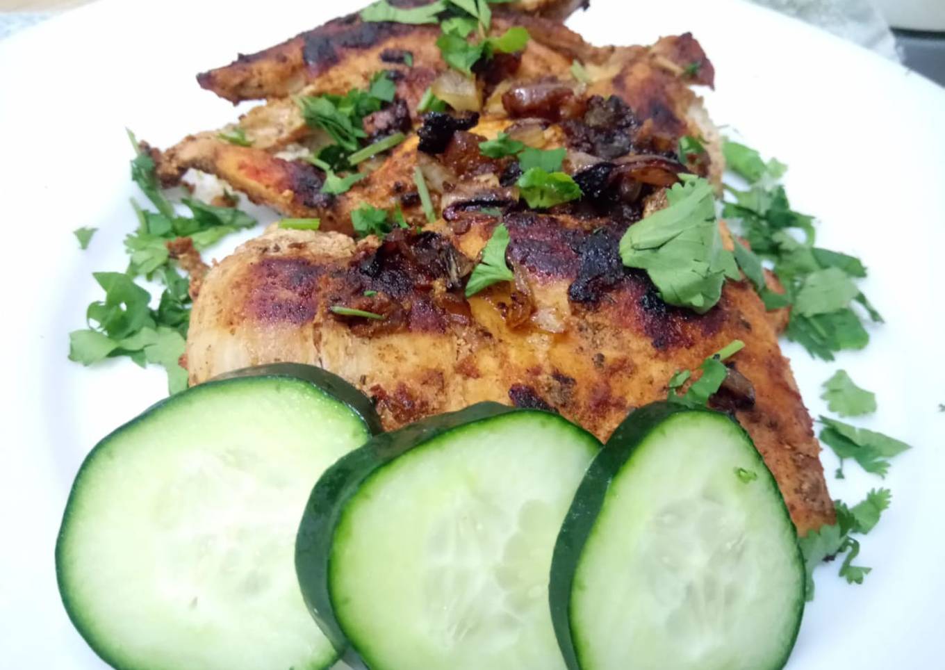Roasted chicken breast ... low carbohydrate diet