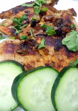 A picture of Pan Fried Chicken Breast...low carb diet.