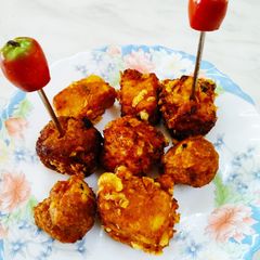 Paneer pops A picture of Paneer pops.