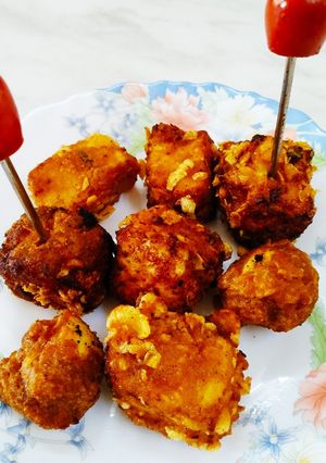 A picture of Paneer pops.