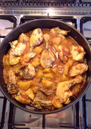 Foto di Pollo in umido con patate