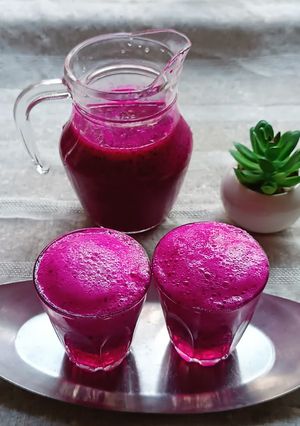 A picture of Minty Dragon Fruit Sprite Cooler (Summer Special) (WelComeDrinks).