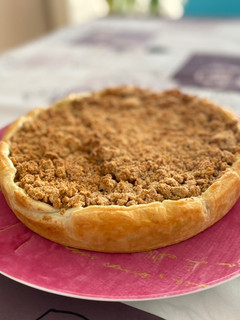 Una foto de Tarta crumble de espinacas para MCC