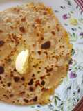 Potato stuffed indian flatbread (Parantha)