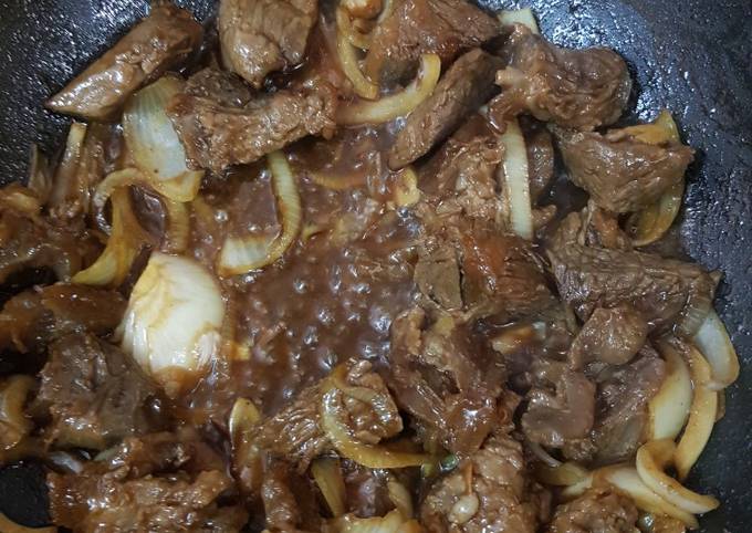 Daging Sapi Saos Teriyaki