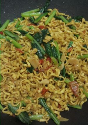Foto resep Mie goreng Telur Sawi