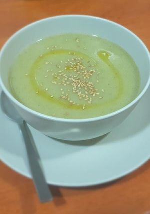 Una foto de Crema de brócoli