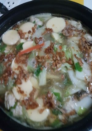 รูปของ ต้มจืดเต้าหู้อกไก่คลายเศร้า