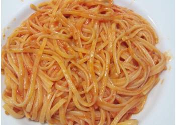 Fast Cooking Methods Linguine with Ginger Lemon Garlic Tomato Sauce Delicious