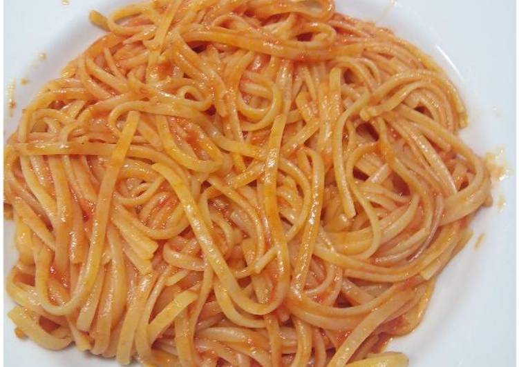 Linguine with Ginger Lemon Garlic Tomato Sauce Linguine with Ginger Lemon Garlic Tomato Sauce