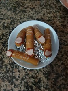 Una foto de Dedos de bruja de salchicha - Halloween