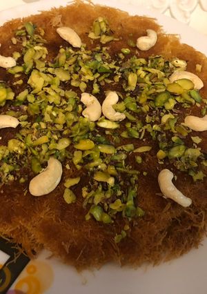 صورة لوصفة كنافة بدون فرن وبعشر دقائق