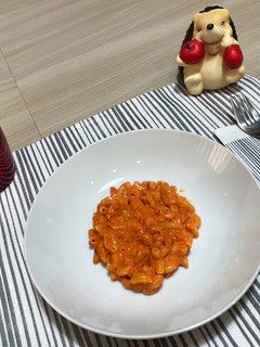 Foto di Pasta con crema di peperoni e ricotta