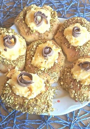 Citromos linzer pisztácia morzsával🍋 recept fotója
