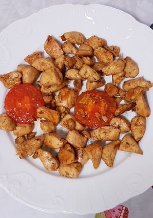 Una foto de Pollo con cocacola y hierbas provenzales en 10 minutos