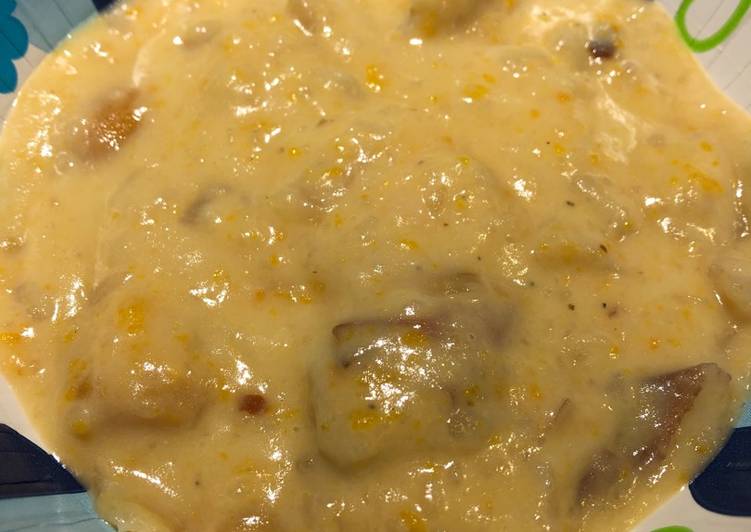 Recipe of Any-night-of-the-week Crockpot Beer 🍺 and 2 Cheese Potato Chowder 🥣
