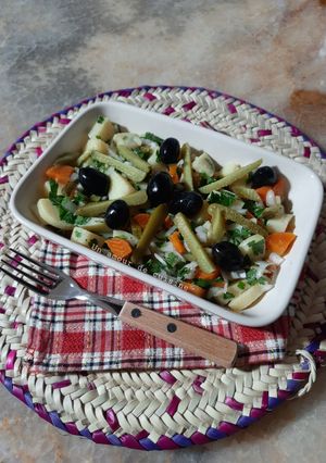 Une photo de Salade Composée de Pommes de Terre et Carottes