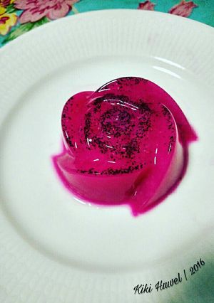 Foto resep Puding buah Naga