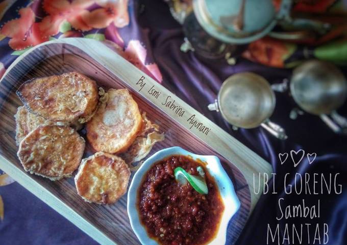 Yuk intip, Cara termudah buat Ubi Goreng Sambal MantaB 👌  gurih