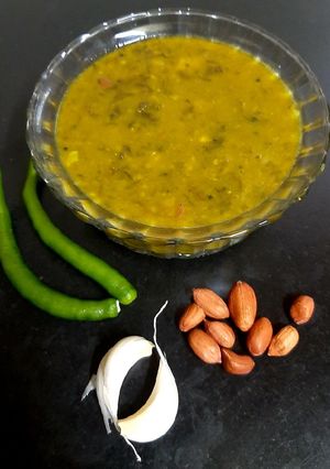 A picture of Gargatta Bhaji (Maharashtrian recipe).