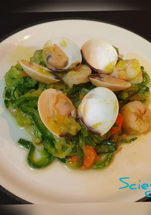 Foto principal de Espaguetis de calabacín a la marinera