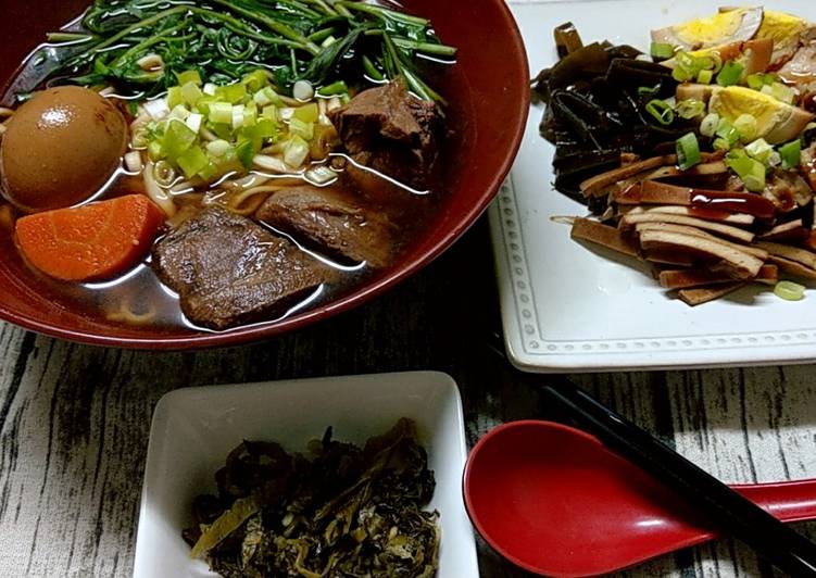 牛肉麵+滷味