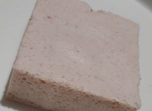 Una foto de Mousse de frambuesa