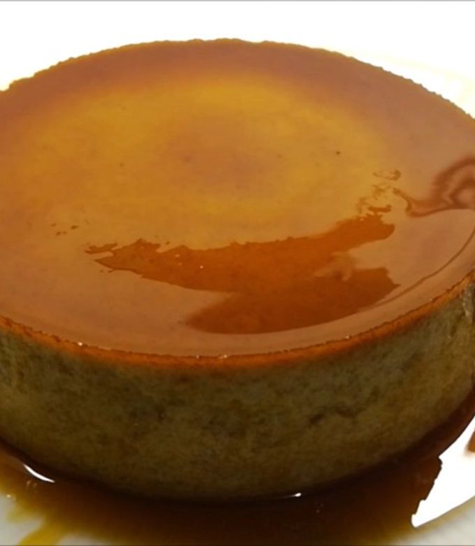 รูปของ คาราเมลคัสตาร์ด กล้วยหอม สูตรนึ่ง Caramel Custard Banana