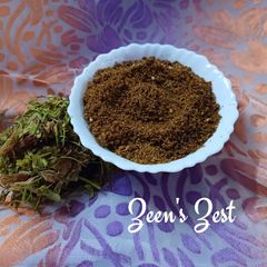 5 minutes Tender Tamarind Leaves Podi A picture of 5 minutes Tender Tamarind Leaves Podi.