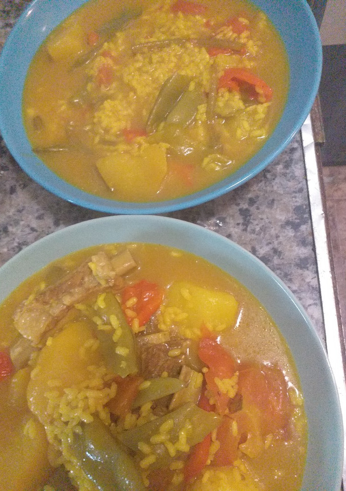 Una foto de Arroz caldoso