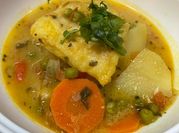 Una foto de caldillo de pescado