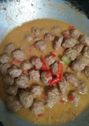 Foto resep Sambel goreng bola bola daging