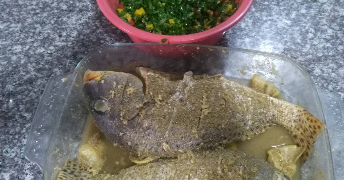 طريقة عمل سمك هامور مشوي على اصولها بطريقة سهلة وسريعة من Tahani ...