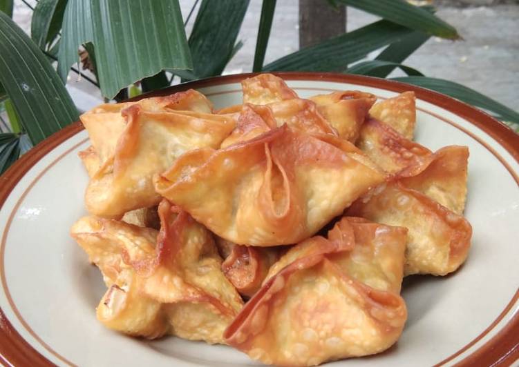 Pangsit Sayur Goreng