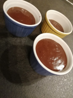 Foto di Cioccolata calda e budino al cioccolato