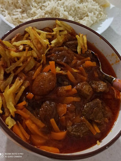 عکسی از دستور خورشت آلو بخارا