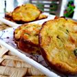 Mini quichés de calabacín y zanahoria