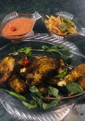 A picture of Tawa fish fry.