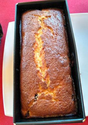 Una foto de Budín frutado