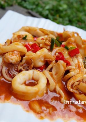 Foto resep Cumi Saos Pedas Manis