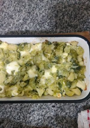 Una foto de Gratinado de repollitos de bruselas
