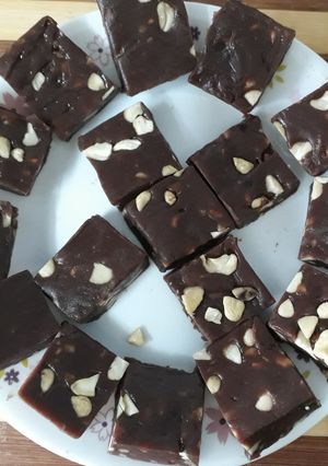 A picture of Chocolate berfi.
