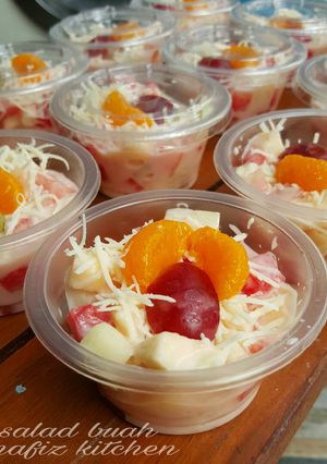 Foto resep Salad buah sederhana