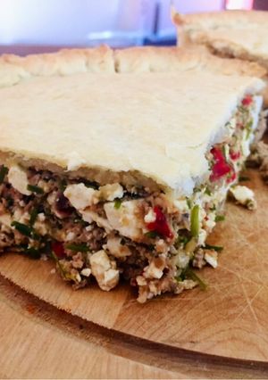 Una foto de Torta de atún y ricotta (4 ingredientes)