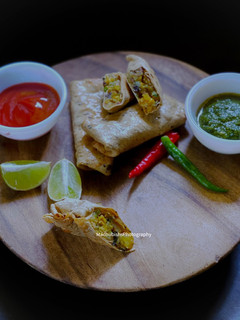 A picture of Papad Spring Roll.